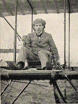 Young Henry learning to fly in 1910/11