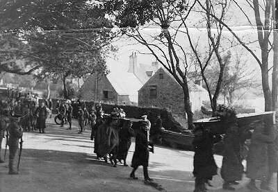 The Funeral of Three German Soldiers at St Brelade's Church