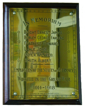 States of Guernsey Employees Memorial