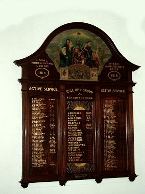Society of Oddfellows Roll of Honour